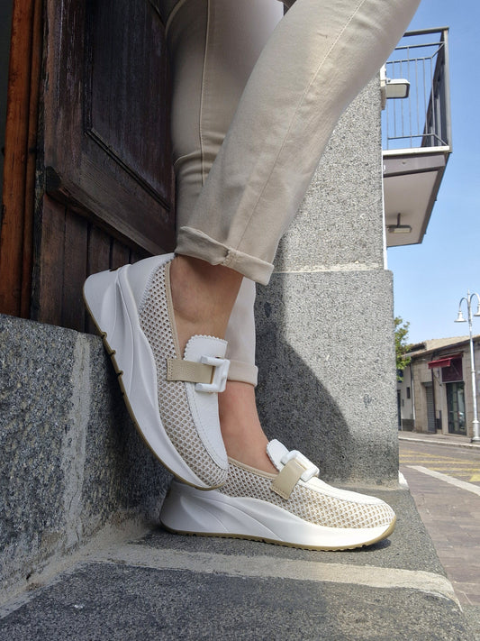 Mocassino Cecilia beige