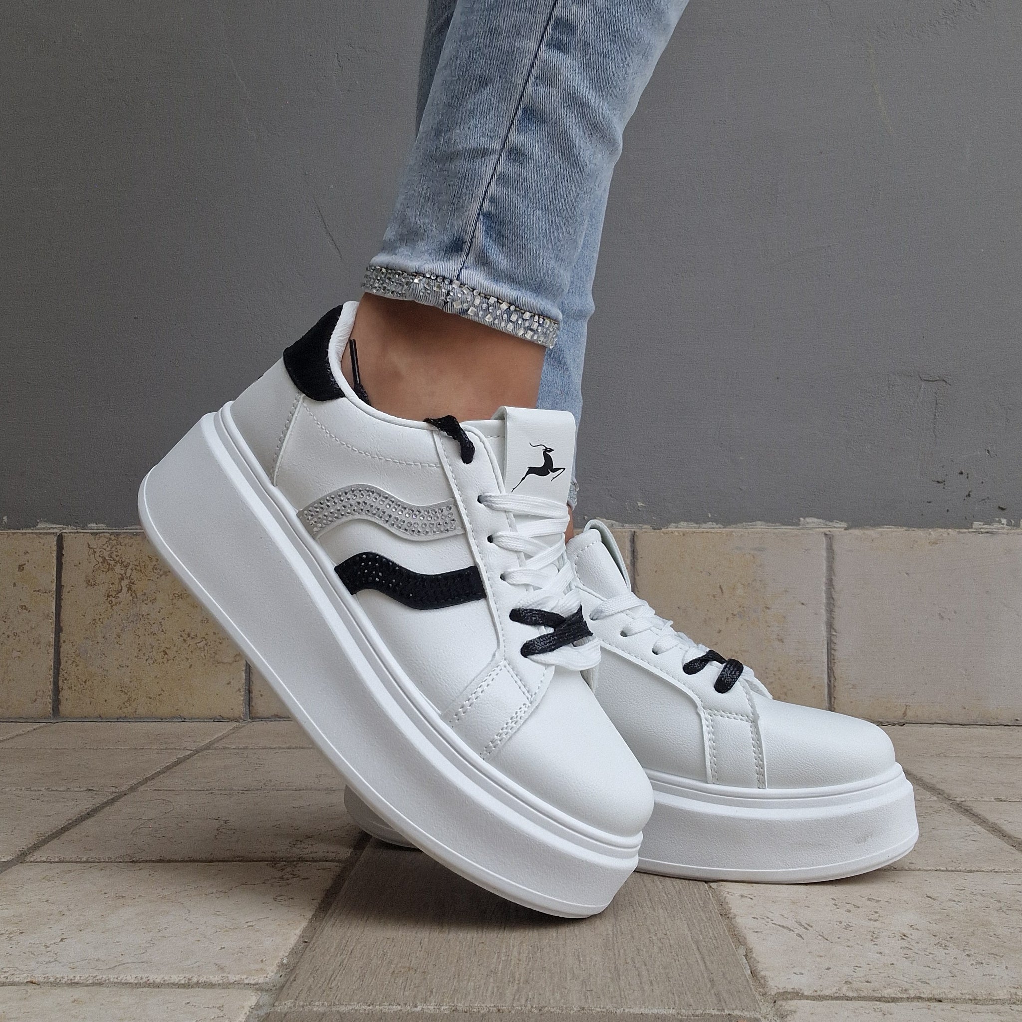 Sneakers Bianco/Nero