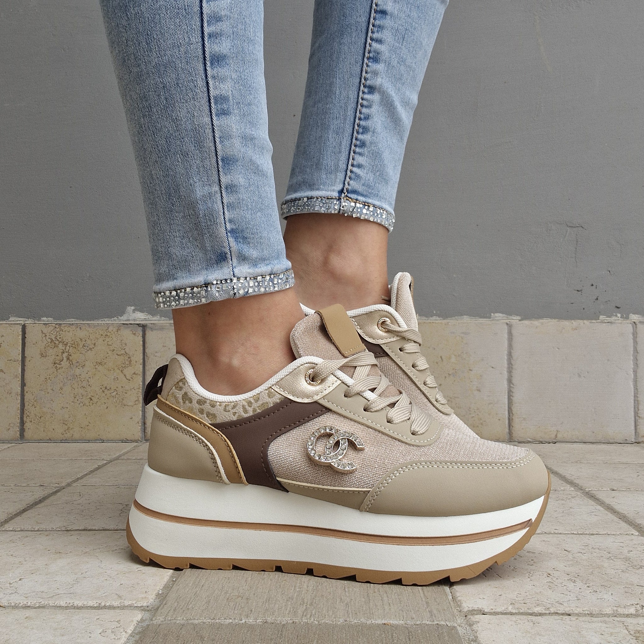 Sneakers Beige Cc