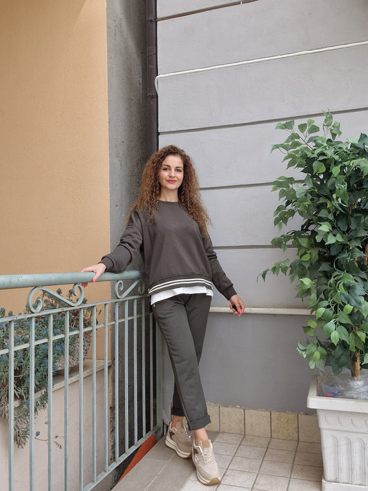 Completo tuta Eva senza cappuccio
