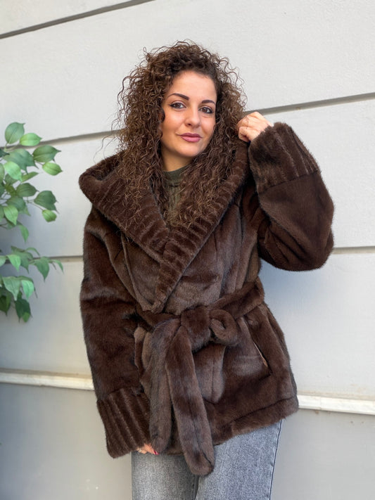 Ecopelliccia Dea Chocolate